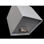 Boite à eau alu 250x250x250 - RAL 2900S Gris Sablé