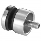 Support pour verre, fixation sur plat aisi 316