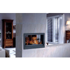 Ferlux foyer en fonte 725 12,0kw vitrage double-face