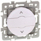 Interrupteur volets roulants 3 boutons blanc square (60223)