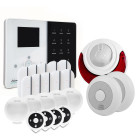 Alarme maison sans fil ip ipeos kit 8