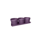 Jardinière belleville dustwood chatelain-aubergine