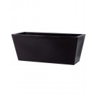 Jardinière rotomoulée cosma 100x40x40cm chapelu-anthracite