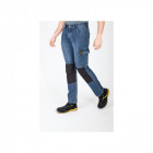 Jeans de travail normé rica lewis - homme - taille 44 - multi poches - coupe charpentier - corje2