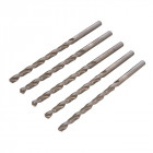 Jeu de 5 mèches longues en acier rapide HSS - 6,0 x 139 mm