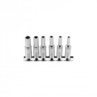 Jeu de douilles profil e longues bgs technic - 6,3 mm - e10 - 6 pcs - 6403