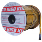 Joint d'étanchéité kiso 141 en epdm vitrage/châssis épaisseur 3 x largeur 15 mm en bobine de 100 ml coloris brun