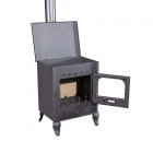 Pôele à bois mod. cuadrada horno