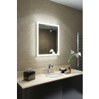 Miroir rgb rasoir audio avec bluetooth, anti-buée, capteur k1416irgbaud