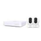 Kit vidéosurveillance ip 2 caméras kit-2-fn8108h-x5-w