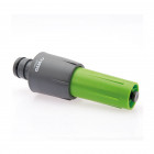 Kit arrosage 4 pieces diam 25-1" vito garden lance multi jet + nez de robinet + raccord rapide + embout raccord