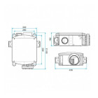 Kit VMC BAHIA compact  standard T3+ Hygroréglable Aldes 11033158