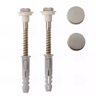 Kit fixation WC/bidet, tête hexagonale fendue - 6 x 70 mm - SCELL-IT - FS60045