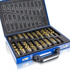 Kit de 235 forets professionnels bois et métal 230 TLG       Bleu