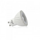 Kit spot led GU10 COB 4 watt (eq. 40 watt) - Support gris - Couleur eclairage - Blanc chaud 2700°K, Type Support - Rond fixe 78mm