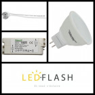 Kit spot led GU5.3 5 watt (eq. 50 watt) - Couleur eclairage - Blanc froid