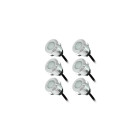 Kit 6 spots led terrasse 0,6w 12v 4000°k