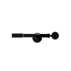 Kit tringle mobois - montage facile - premium embout opium - 120 à 210 cm- noir