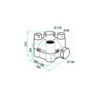 Kit VMC Sekoia simple flux 4 piquages + inverseur - ALDES