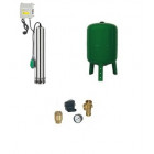 Composez votre surpresseur pompe immergee 750 w - 4 turbines reservoir vertical 200 l