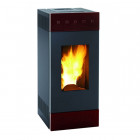 Poele a granulés lilium lp6 bordeaux Poele a granulés lilium lp6 bordeaux