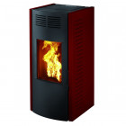 Poele a granulés nyssa c9 rouge