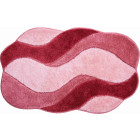 Tapis de salle de bain carmen rose 60 x 60 cm