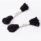 Lacets ronds Lacbag pour chaussures basses - 120 cm - Noir - S 24 BOSSI INDUSTRIE - 306