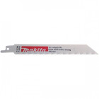 Lame Bi-Métal toutes sortes de bois avec restes de métal, acier 2,5mm (palettes) Longueur utile 130mm, Qté 5 - MAKITA - P-47189