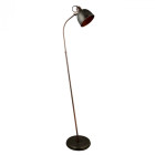 Lampadaire argenté industrial 1 ampoule 141 cm