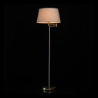 Lampadaire argenté megapolis 1 ampoule 150 cm