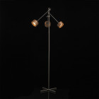 Lampadaire argenté megapolis 3 ampoules 152 cm