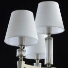 Lampadaire argenté neoclassic 4 ampoules 160 cm