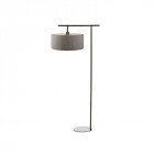 Lampadaire balance, marron, sans abat-jour