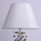 Lampadaire blanc flora 1 ampoule 160 cm