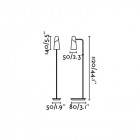 Lampadaire blanc lao