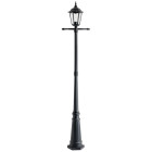 Lampadaire burford, noir, 1 ampoule