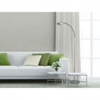 Lampadaire chromé techno 1 ampoule 142 cm