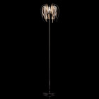Lampadaire chromé techno 14 ampoules 153 cm