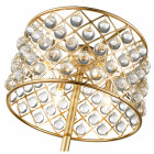 Lampadaire doré en cristalsandbanks 4 lumières
