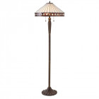 Lampadaire fargo, verre et résine
