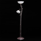 Lampadaire marron country 2 ampoules 170 cm