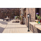 Lampadaire noir street 1 ampoule 105 cm