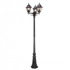 Lampadaire norfolk, noir, 227 cm