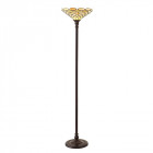 Lampadaire pearl, verre et résine