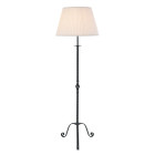 Lampadaire pembroke, noir, sans abat-jour