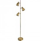 Lampadaire vogue, laiton antique