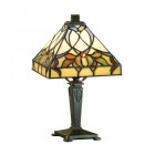 Lampe 15 cm alcea, verre et résine
