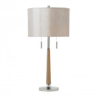 Lampe altesse, bois, avec abat-jour