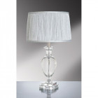 Lampe antonia, cristal, sans abat-jour